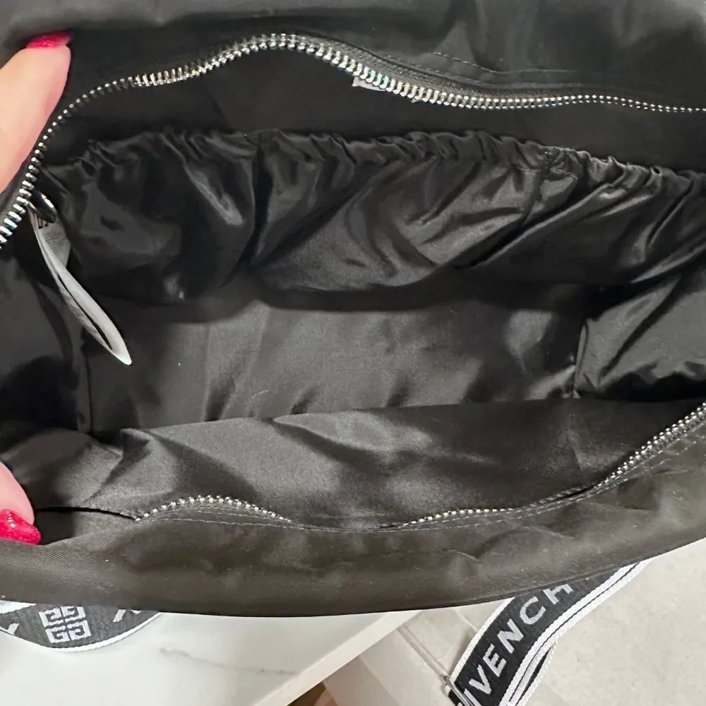 Givenchy Black Logo Changing/Diaper Bag - Inc/ Changing Mat-Authentic